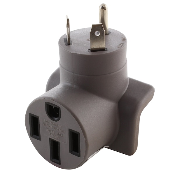 Ac Works EVSE RV/Generator TT-30 Plug to 50A Electric Vehicle Adapter for Tesla EVTT30MS - main